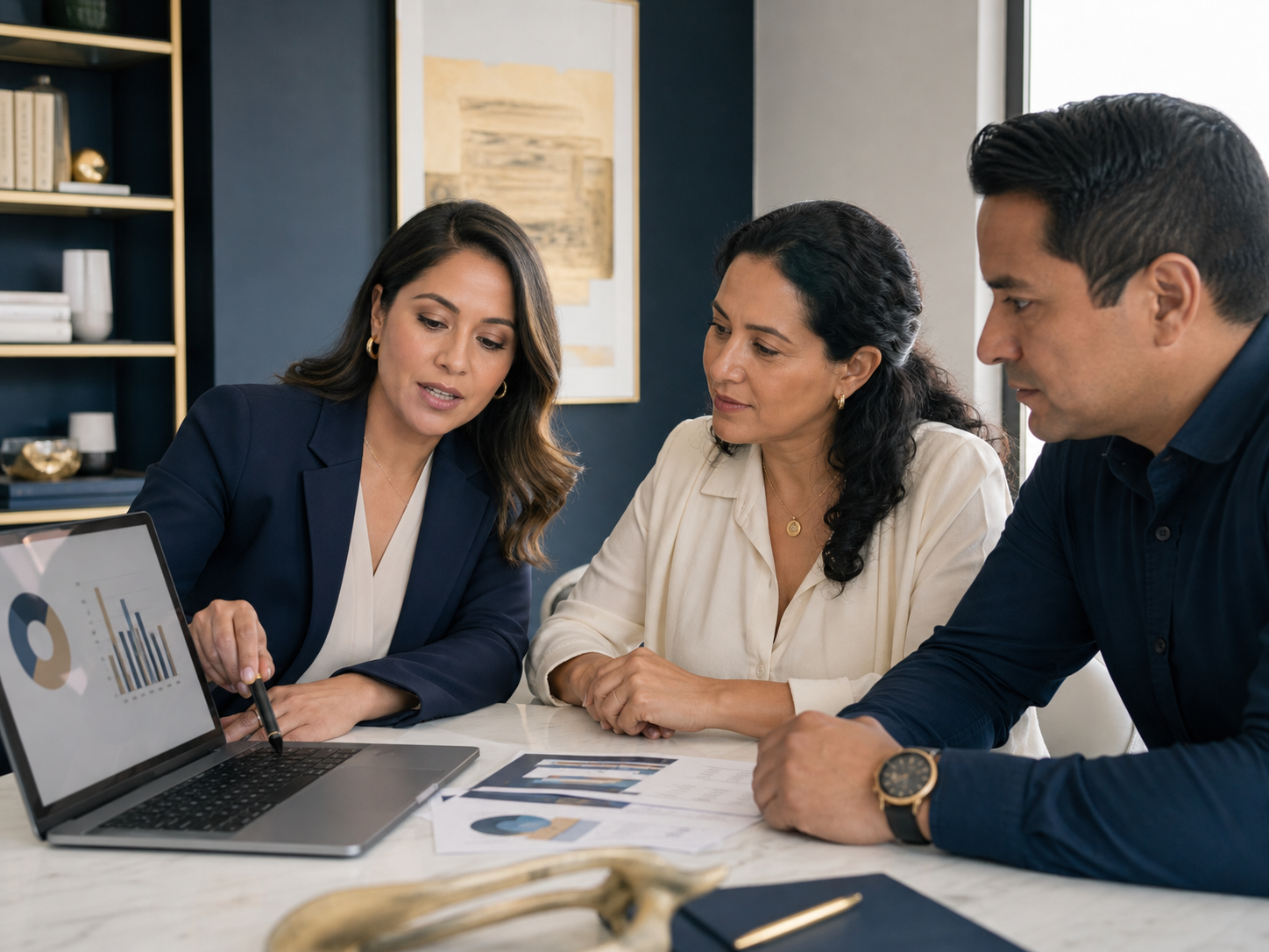 Orientación financiera personalizada para una empresa